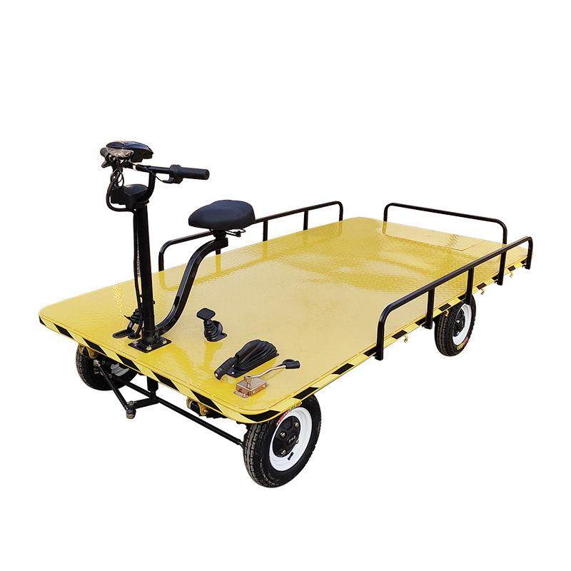 厂区平板工具车四轮载重运输车仓库搬运电动升降手推工具平板车,淘宝优惠券,粉丝福利购,淘宝优惠卷