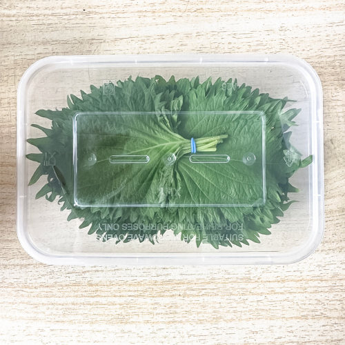 新鲜苏子叶1盒40片 大叶绿紫苏叶 韩国日料烤肉包饭蔬菜食材 - 图3