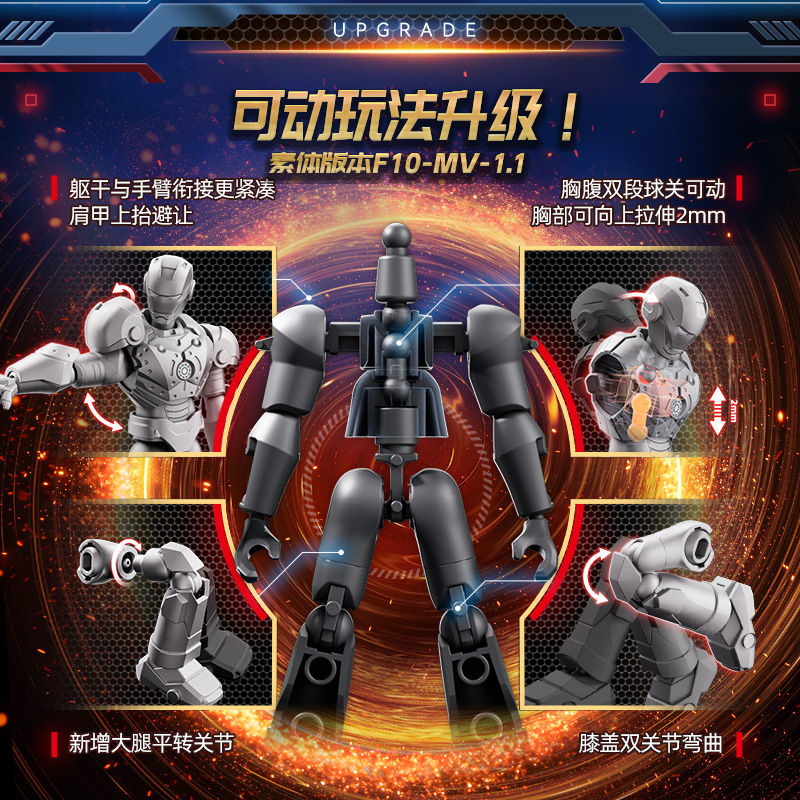 布鲁可积木人漫威群星版钢铁侠星爵黄蜂女模拼装模型手办玩具 - 图2