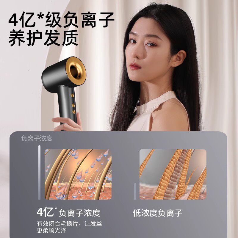 OMUONE电吹风机家用负离子护发高速大功率学生宿舍用恒温不伤发