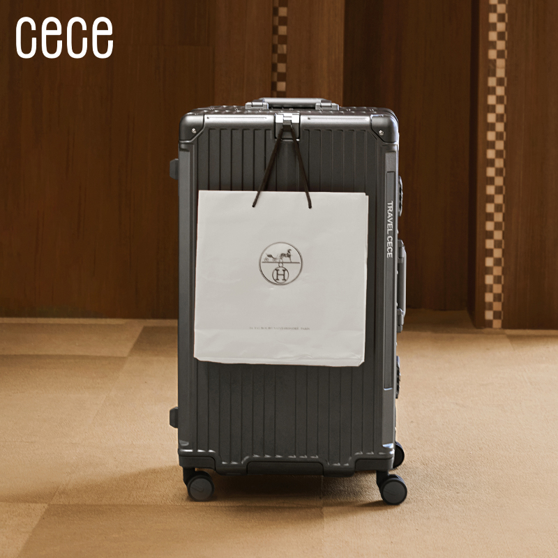 CECE2024新款大容量行李箱女加厚皮箱拉杆箱旅行箱子男26密码箱