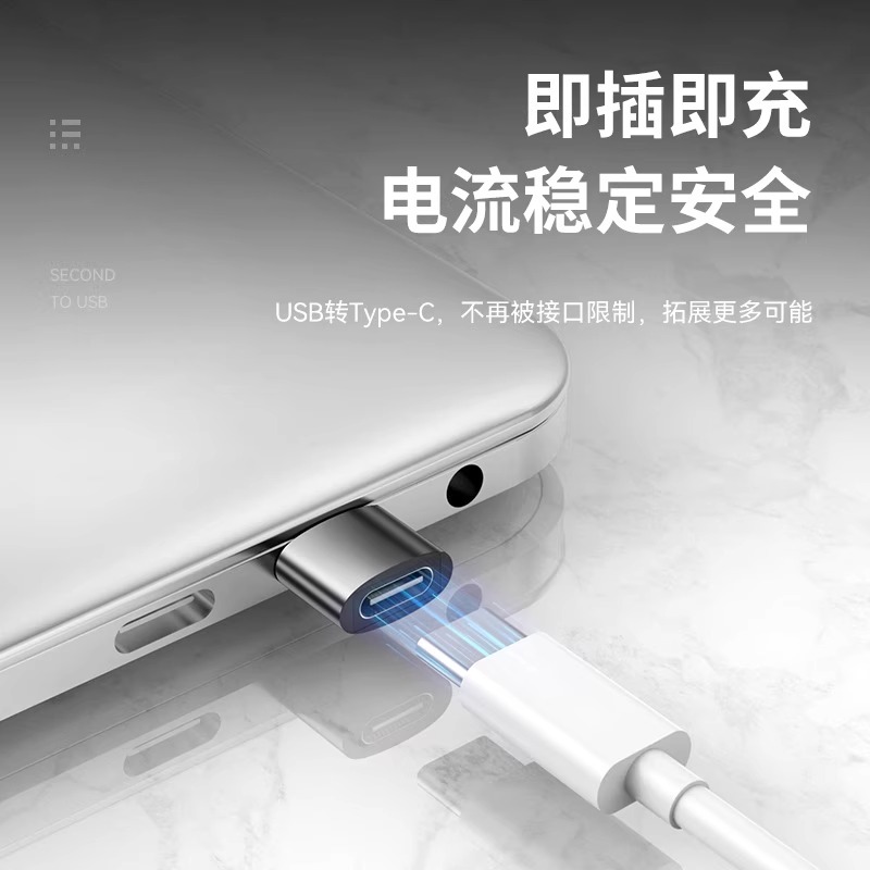 otg转接头手机u盘转换器typec转usb3.0接口二合一连接读卡适用华为ipadpro平板苹果15电脑下载小米oppo数据线-图0