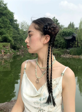 after解构打结浅绿千禧国风玉髓