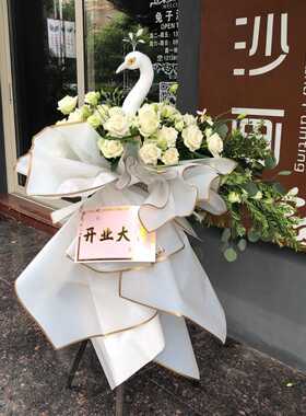 新款直销仿真孔雀头模型开业花篮插花装饰品婚车配饰孔雀嘴鸟嘴材