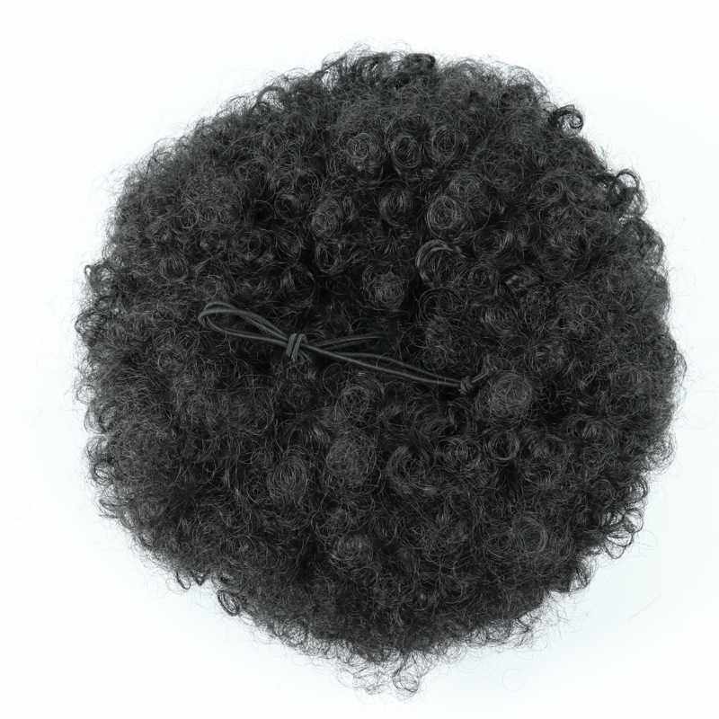 新款直销非洲假发化纤爆炸头发包欧美小卷蓬松女丸子头花苞120g克,淘宝优惠券,粉丝福利购,淘宝优惠卷