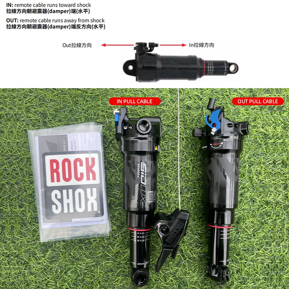 Rockshox速联避震器 SIDluxe SELECT+耳轴后胆软尾隐藏线控内拉线 - 图0