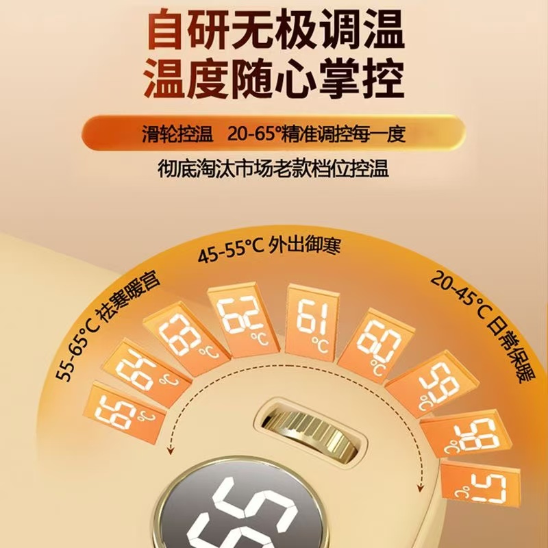 2023新款暖手宝充电宝二合一手握式女生暖宝宝自发热生日礼物学生儿童热水袋usb随身携带冬季取暖神器高颜值