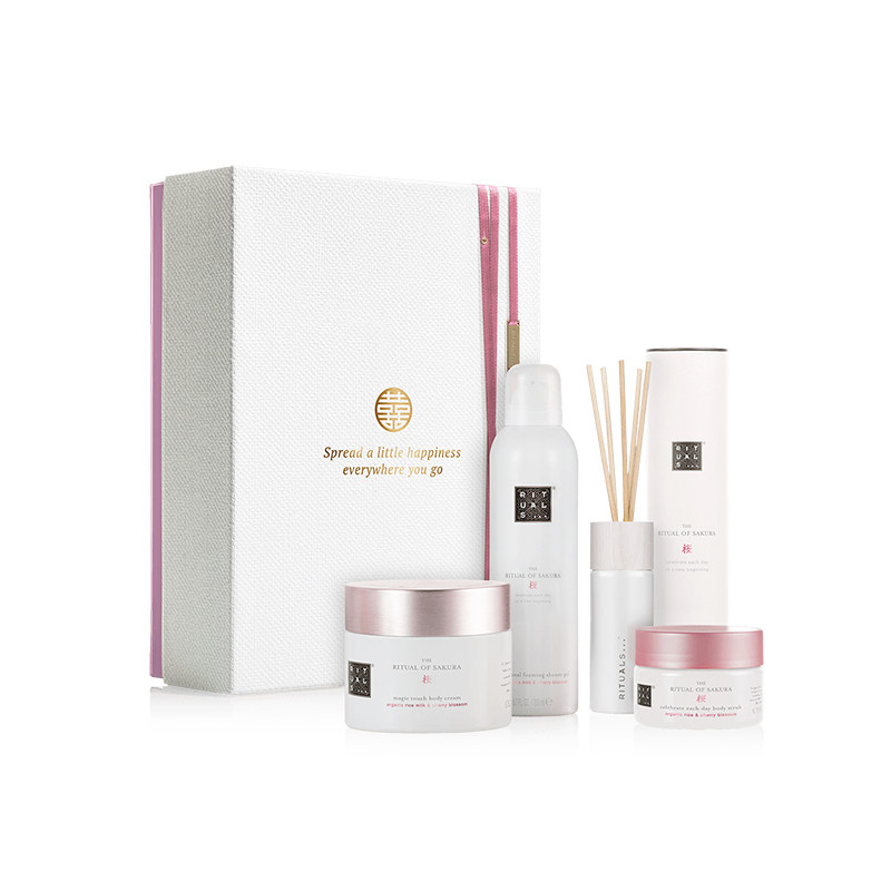 rituals樱花礼盒575ml保湿沐浴露 RITUALS海外沐浴露