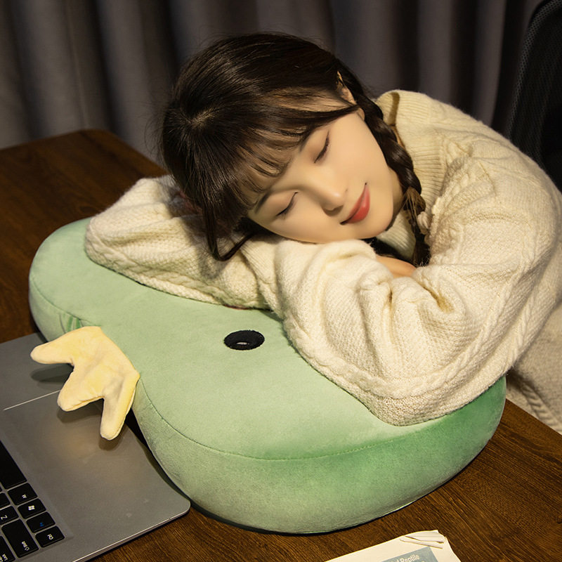 记忆棉小枕头可爱午睡神器午休趴趴枕办公室睡觉抱枕女生趴睡枕头 - 图3