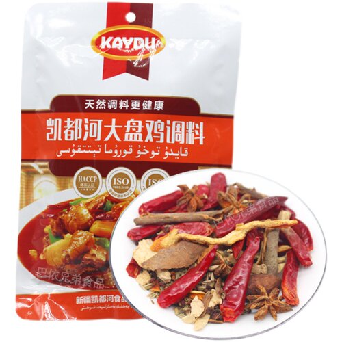 调料新疆凯都河大盘鸡调料45g小包装kaydu炒鸡秘制底料商家用干料 - 图3