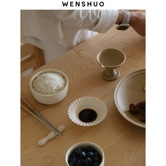 WENSHUO Cream Daisy Candle Dish Seasoning Disc