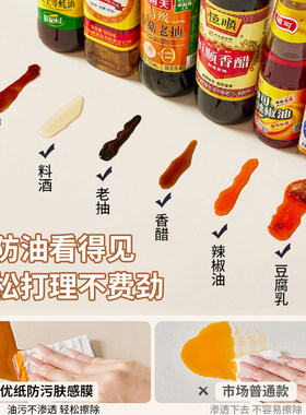 橱柜防油防潮贴纸厨房家具翻新