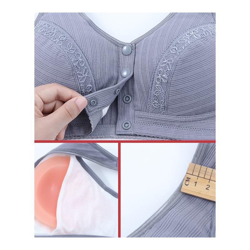 义乳专用文胸乳腺术后假胸女假乳房内衣配矽胶用切除前扣胸罩-图3
