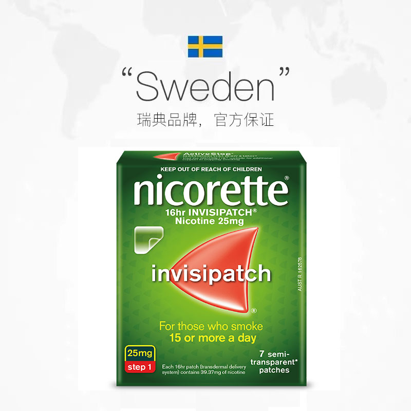 【自营】力克雷Nicorette尼古丁戒烟贴科学辅助戒烟正品原研药 - 图2