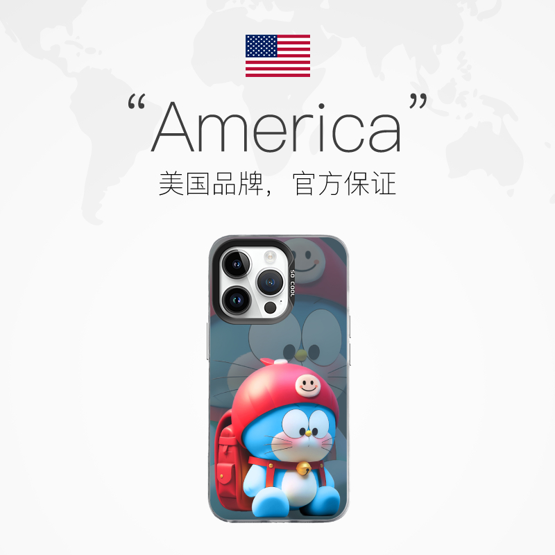 【自营】美国CozyNut适用iphone苹果15promax手机壳14plus全包防摔保护套13彩银12超火11新款小叮当xrs高级感 - 图2