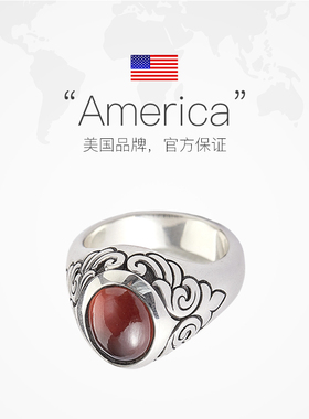 kingbaby戒指复古明星同款情侣