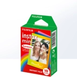 Fujifilm/富士 INSTAX Mini Rainbow Film 3 дюйма 10 штук кружевной фото бумаги берет камеру