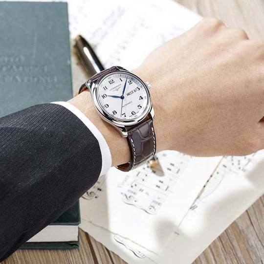 Automatic mechanical movement date display, day display