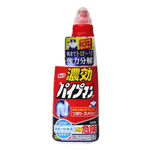 【自营】日本狮王管道疏通剂啫喱下水道清管道除垢抑菌祛味450ml