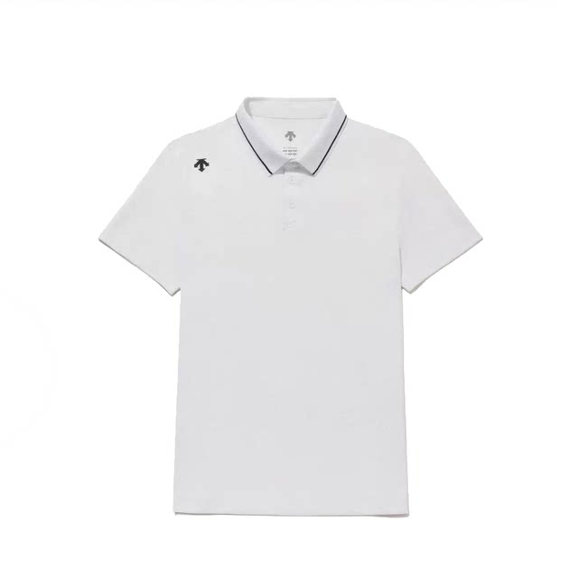 ເສື້ອໂປໂລແຂນສັ້ນ DESCENTE collar contrast piping button-SR123UPS22