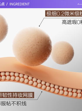 【自营】Nars/娜斯超雾瓶粉底 持妆控油油皮柔雾遮瑕自然服帖10ml