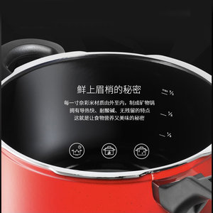 【自营】德国WMF福腾宝进口奈彩米高压锅家用防爆压力锅快易锅W
