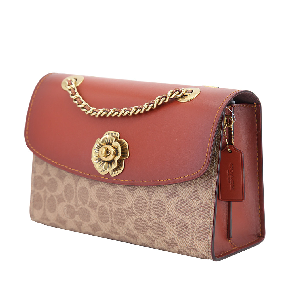 【直营】coach山茶花parker链条包 天猫国际时尚直营女士包袋