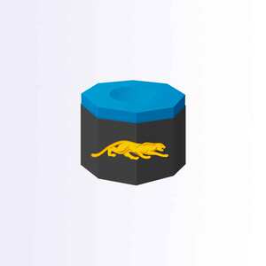 【自营】美洲豹 PREDATOR 1080巧粉台球枪粉配件用品油性竿杆粉蓝