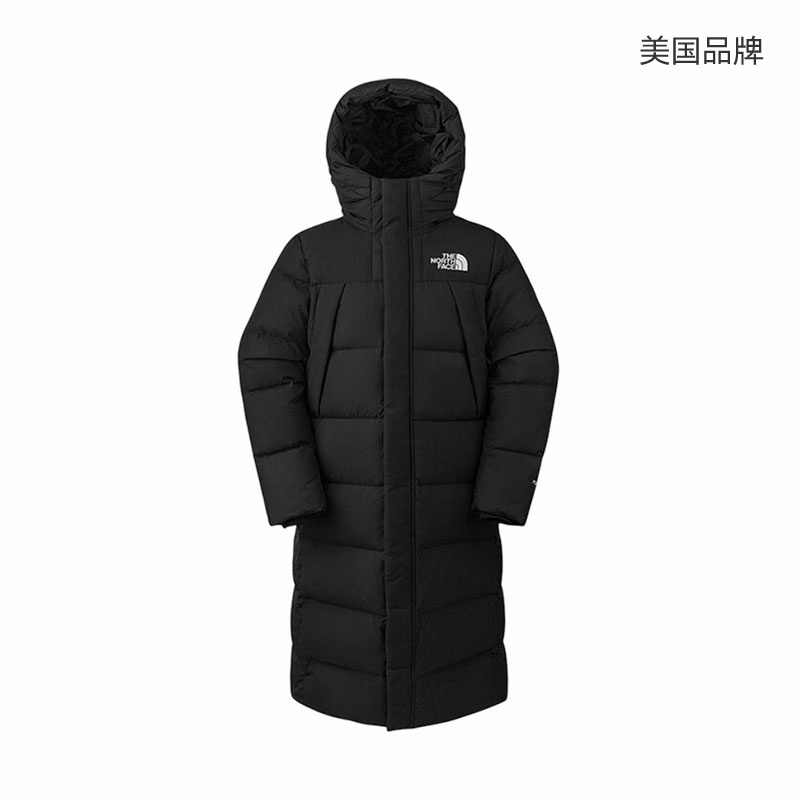 【自营】THE NORTH FACE北面男女同款户外运动保暖长款羽绒服外套 - 图1