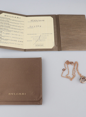 【自营】中古95新BVLGARI(宝格丽)B.ZERO1 新双色扣项链锁骨链