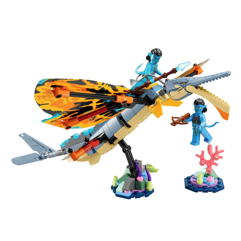 【自营】LEGO乐高75576阿凡达系列掠水飞鱼冒险积木玩具儿童礼物 - 图0