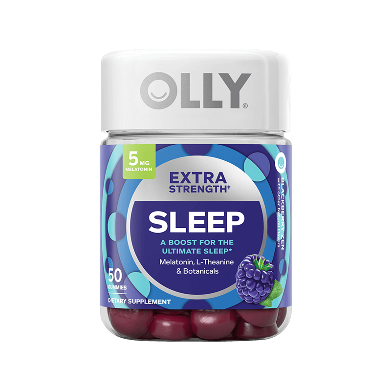 【自营】OLLY安瓶软糖50粒美国褪黑素睡眠软糖含褪黑素5mg保健品 - 图0