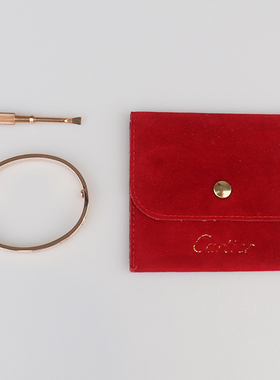 【自营】中古95新Cartier(卡地亚)LOVE宽版手镯750玫瑰金16号