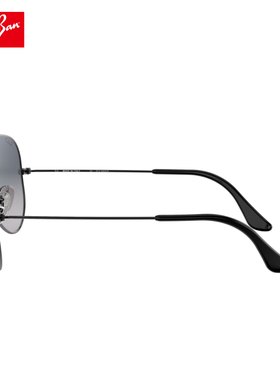【自营】RayBan雷朋 偏光墨镜枪色 飞行员式 太阳眼镜 0RB3025