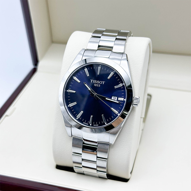 【自营】中古全新未使用天梭经典系列男表石英手表瑞士腕表蓝盘,淘宝优惠券,粉丝福利购,淘宝优惠卷