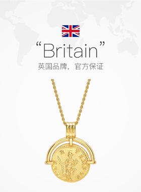 【自营】daisy beauty英国复古罗马硬币项链女原创设计小众项链