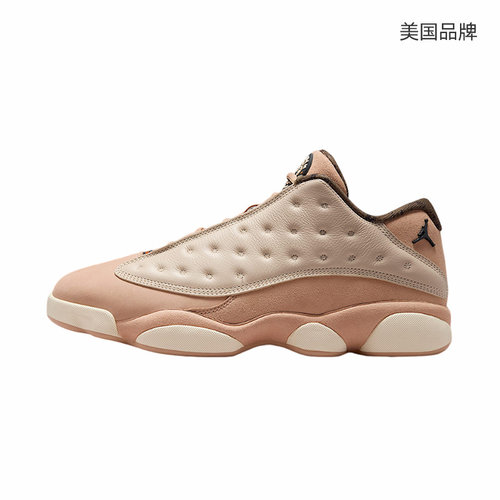 【自营】耐克男鞋Air Jordan 13Low东单米粉低帮篮球鞋HV6922-100 - 图1