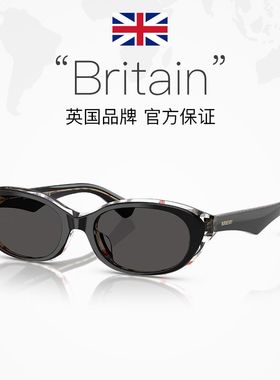 【自营】Burberry博柏利太阳眼镜墨镜女猫眼小框椭圆时尚0BE4447D