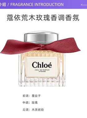 Chloe/蔻依荒木玫瑰红丝带