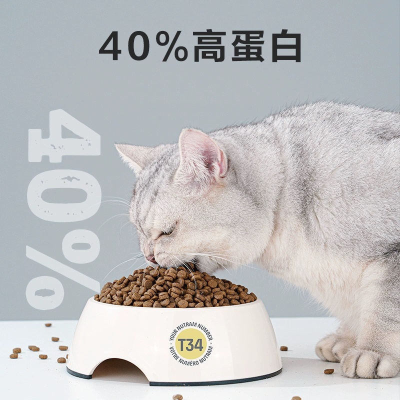 【自营】加拿大纽顿进口T34T24猫粮鲑鱼鳟鱼配方全价猫粮5kg - 图1