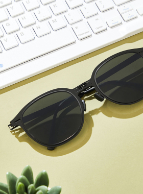 【自营】MUYKUY超薄折叠墨镜百搭偏光防紫外超轻太阳镜眼镜同款