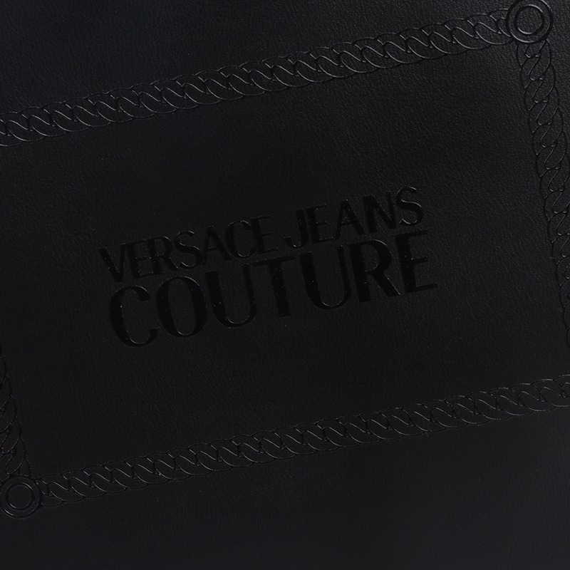 天猫国际进口超市国内现货VERSACE JEANS COUTURE 范思哲 新款 男士黑色聚酯纤维LOGO手拿包2