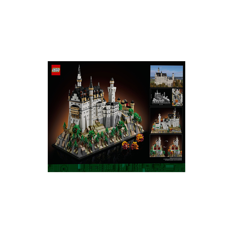 【自营】LEGO乐高21063新黑天鹅城堡建筑系列拼搭积木玩具 - 图3