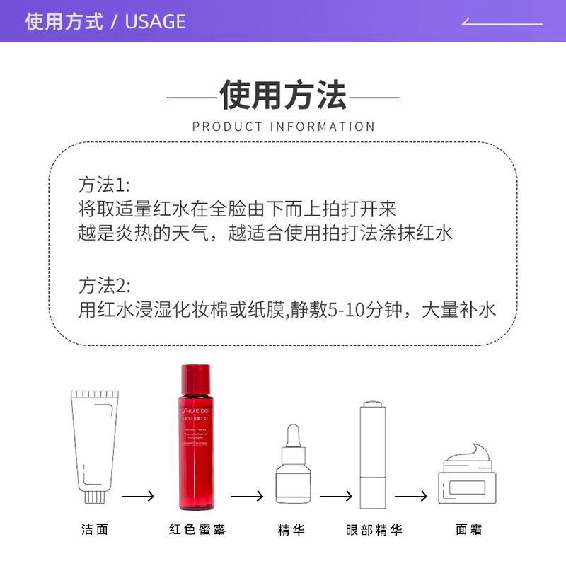 【自营】Shiseido资生堂红色蜜露第三代70ml - 图2