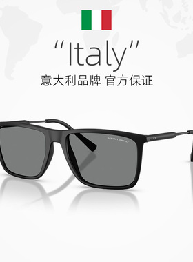 【自营】Armani Exchange阿玛尼太阳镜男款渐墨镜方形眼镜0AX4160