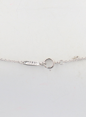 【自营】中古95新TIFFANY(蒂芙尼)CIRCLET钻石项链85mm铂金950