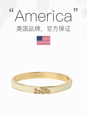 【自营】COACH/蔻驰马车图案女士时尚手镯335755