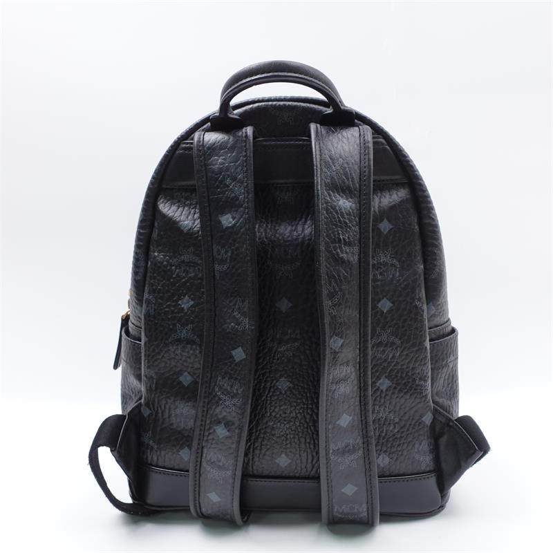 【自营】中古95新MCM Stark Visetos 双肩包 - 图1