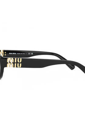 缪缪新款金属logo墨镜热门款