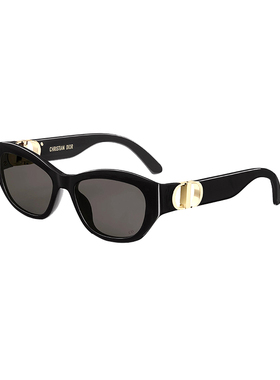 迪奥字母镂空logo猫眼墨镜